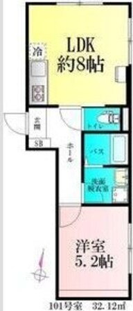 仮)BAU宮町2号棟の物件間取画像